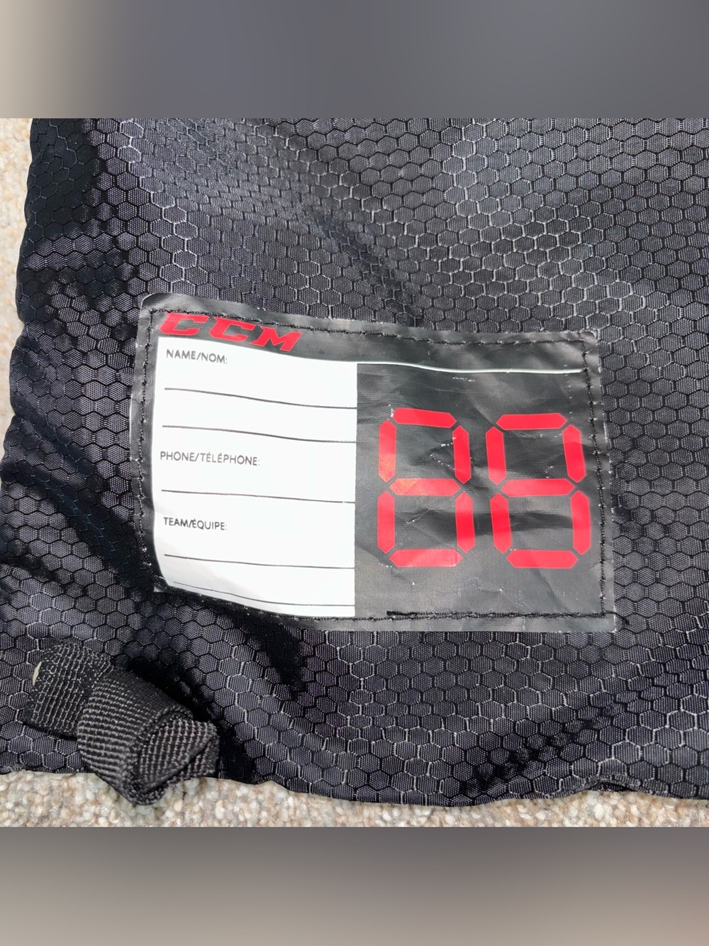 CCM Drawstring Backpack - Picture 3 of 4